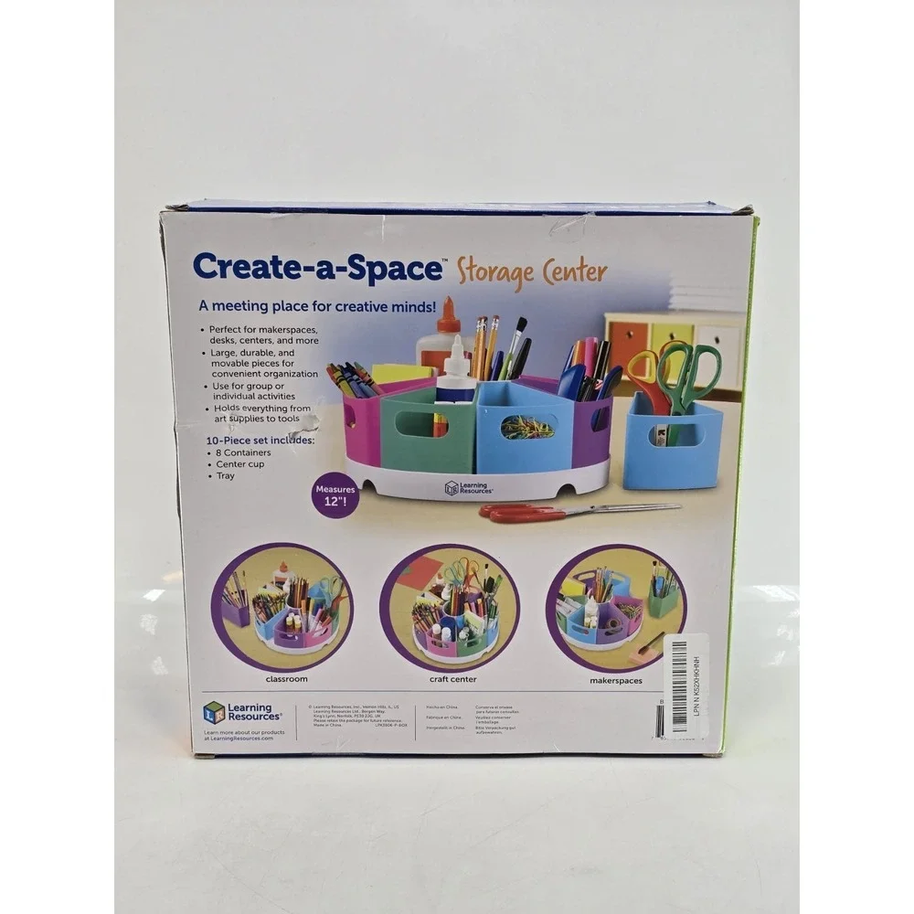 Learning Resources Create-A-Space Storage Center - SEE PHOTOS